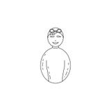 avatar swimmer icon. Professions for mobile concept and web apps. Thin line icon for website design and development, app developm vector illustration avatar swimmer icon. Professions for mobile concept and web apps. Thin line icon for website design and development, app developm vector illustration
