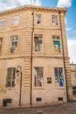 Optical illusion frescos in Avignon royalty free stock photos Optical illusion frescos in Avignon royalty free stock photos