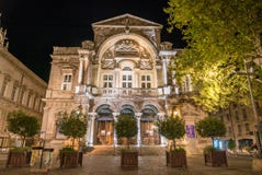 Avignon theatre and opera by night stock photography Avignon theatre and opera by night stock photography