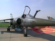 Aviões de lutador franceses na exposição de MAKS Imagem de Stock Aviões de lutador franceses na exposição de MAKS Imagem de Stock