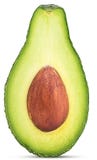 Avocat coupé dedans à moitié images stock Avocat coupé dedans à moitié images stock