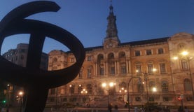 Ayuntamiento de Бильбао Vizcaya Испания стоковые фотографии rf Ayuntamiento de Бильбао Vizcaya Испания стоковые фотографии rf