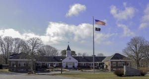 Ayuntamiento, Massachusetts Falmouth en Falmouth, Massachusetts foto de archivo Ayuntamiento, Massachusetts Falmouth en Falmouth, Massachusetts foto de archivo