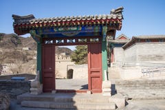 Azië China, Peking, de Grote Muur van Badaling, landschapsarchitectuur Royalty-vrije Stock Afbeeldingen Azië China, Peking, de Grote Muur van Badaling, landschapsarchitectuur Royalty-vrije Stock Afbeeldingen