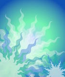 Azul del fondo de los rayos ligeros stock de ilustración Azul del fondo de los rayos ligeros stock de ilustración