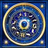 Azzurro dello zodiaco fotografie stock libere da diritti Azzurro dello zodiaco fotografie stock libere da diritti