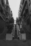 B&W Escalator in Barcelona royalty free stock image B&W Escalator in Barcelona royalty free stock image