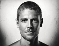 B/w portrait of a handsome man royalty free stock images B/w portrait of a handsome man royalty free stock images