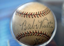 Free Babe Ruth Baseball. Stock Photos - 37399543