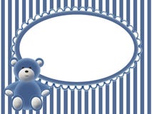 Babies Blue Background With Bear Babies Blue Background With Bear