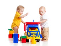Babies kids play toys Stock Photos Babies kids play toys Stock Photos
