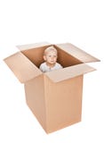 Baby boy in a box