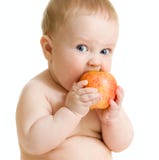 Baby Boy Eating Healthy Food Isolated Royalty Free Stock Photo Baby Boy Eating Healthy Food Isolated Royalty Free Stock Photo