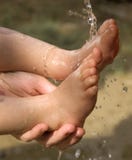 Baby feet wash