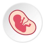 Baby in uterus stock vector. Illustration of health ...