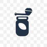 Baby food vector icon isolated on transparent background, Baby f stock illustration Baby food vector icon isolated on transparent background, Baby f stock illustration