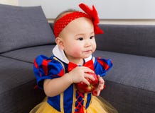 Baby girl with party dressing Royalty Free Stock Photo Baby girl with party dressing Royalty Free Stock Photo