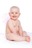 Baby Girl With Wings Royalty Free Stock Photos Baby Girl With Wings Royalty Free Stock Photos