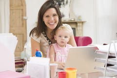 baby home laptop mother office baby home laptop mother office