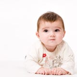 Baby Looking Up Royalty Free Stock Photos