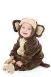 Baby in monkey costume
