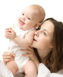 Baby With Mother Stock Photos