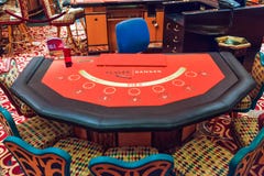 Baccarat Table Royalty Free Stock Image