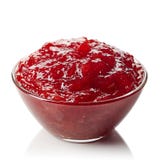Bacia de doce de morango imagem de stock Bacia de doce de morango imagem de stock