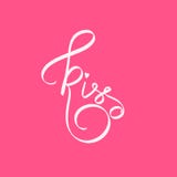 bacio Fondo astratto nel colore rosa Segno calligrafico disegnato a mano Illustrazione per le coperture ed imballare Progettazion illustrazione di stock bacio Fondo astratto nel colore rosa Segno calligrafico disegnato a mano Illustrazione per le coperture ed imballare Progettazion illustrazione di stock