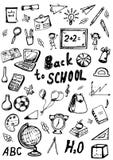 Back to school doodles set royalty free illustration Back to school doodles set royalty free illustration
