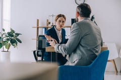 back view of lawyer having an argument during discussion on meeting royalty free stock photography back view of lawyer having an argument during discussion on meeting royalty free stock photography
