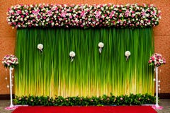 Wedding Backdrop, Wedding Flower Decoration, Rose Wall, Colorful