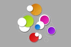 Background with circular patterns vector illustration Background with circular patterns vector illustration