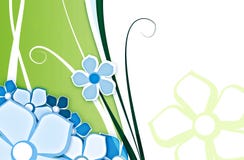 background flower green Διανυσματική απεικόνιση background flower green Διανυσματική απεικόνιση
