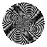 Background in the form of a black ball of rays spirally twisted stock illustration Background in the form of a black ball of rays spirally twisted stock illustration