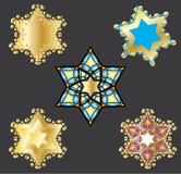 Background with gold stars Royalty Free Stock Image Background with gold stars Royalty Free Stock Image