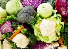 Background of healthy fresh cruciferous vegetables stock photo Background of healthy fresh cruciferous vegetables stock photo