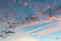 Background With Magic Of The Sky And Clouds At Dawn Part 12 Stock Photos