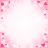 Background With Pink Hearts Stock Photography Background With Pink Hearts Stock Photography