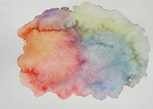 Brush stroke  , Flick the Abstract Watercolor Background , colorful , mix colors