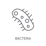 Bacteria linear icon. Modern outline Bacteria logo concept on wh royalty free illustration Bacteria linear icon. Modern outline Bacteria logo concept on wh royalty free illustration