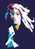 Bad girl in pop art style stock illustration Bad girl in pop art style stock illustration