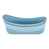 Badewannenikone, Karikaturart stock abbildung Badewannenikone, Karikaturart stock abbildung
