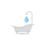 Badkarsymbol Badkarvektor som isoleras på en ljus bakgrund ditt designelement royaltyfri illustrationer Badkarsymbol Badkarvektor som isoleras på en ljus bakgrund ditt designelement royaltyfri illustrationer