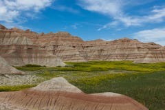 Badlandsbergbildande arkivfoton Badlandsbergbildande arkivfoton