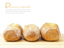 Baguette On Wood Stock Images Baguette On Wood Stock Images