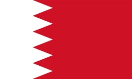 Bahrain flagga stock illustrationer Bahrain flagga stock illustrationer