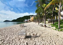 Bai Khem plaża jest jeden piękne plaże w Phu Quoc wyspie, Vietnam zdjęcia stock Bai Khem plaża jest jeden piękne plaże w Phu Quoc wyspie, Vietnam zdjęcia stock