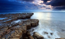 Baie Dorset de Kimmeridge Photo stock Baie Dorset de Kimmeridge Photo stock