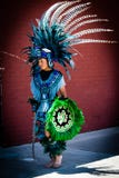 Bailarín azteca fotografía de archivo Bailarín azteca fotografía de archivo